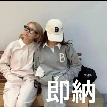 즉시 배송 bibiy B. CLUB CAP 화이트 아이보리 캡