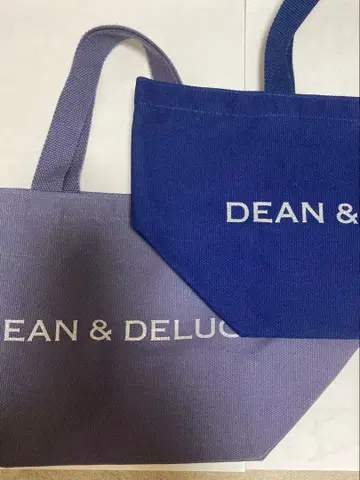 새상품 DEAN&DELUCA 토트백 네이비&퍼플 S 사이즈