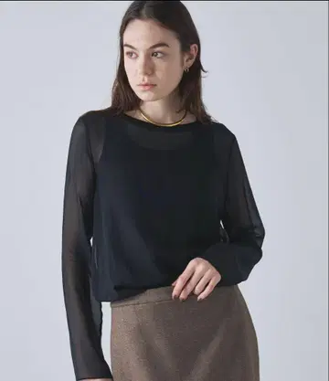 Drawing Numbers 큐프라 시스루 블라우스 todayful