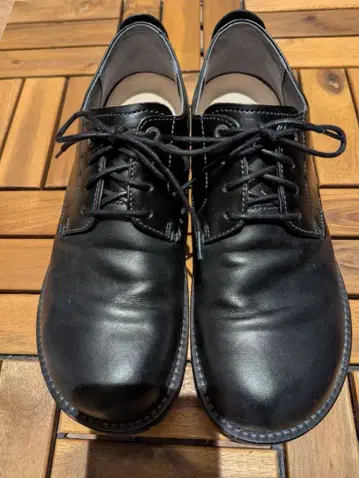 블랙 가죽 드레스 슈즈 42