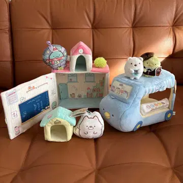 스미코구라시 테노리 봉제 인형 아이스크림 버스 스미코 학교 외 7종 세트