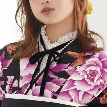 벨로아 리본 타이 부착 와이드 더블 프릴 장식용 깃 레이스 장식용 깃