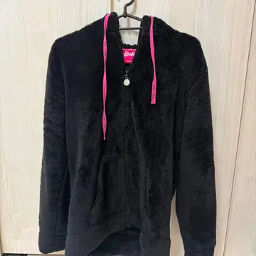 Barbie 플리스 자켓 블랙