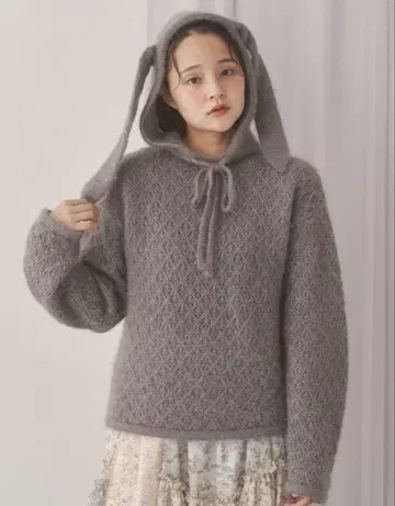 merry jenny rabbit lace knit tops