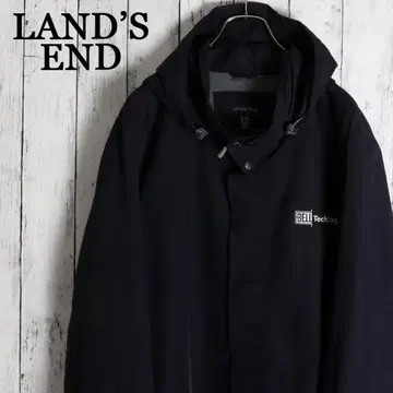 LANDSEND 랜즈엔드 레어 빅 사이즈 US 기업 로고 나일론 자켓