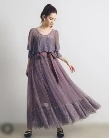 belle vintage 벨 빈티지의 Wandy 원피스 퍼플