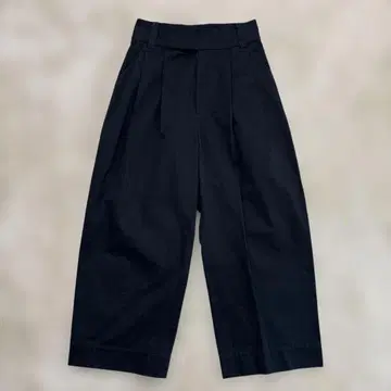 마가렛호웰 짙은 녹색 1 S 상당 투 턱 코튼 와이드 팬츠