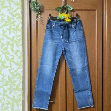 LUCA/LADY LUCK LUCA 데님 팬츠 프린지 밑단