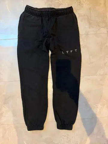 LYFT 블랙 조거 팬츠 S