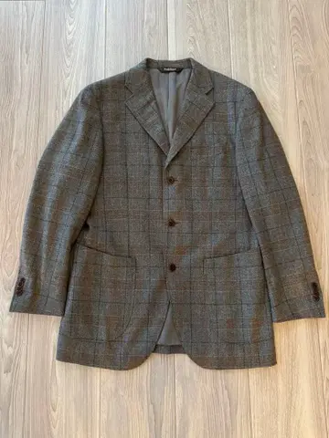 하자품 Paul Stuart 체크 무늬 자켓