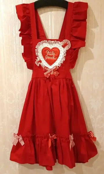 나일 퍼치 하트 애로우 와펜 원피스