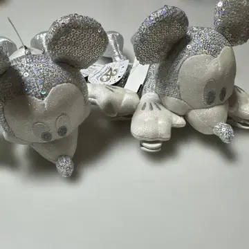 디즈니랜드 미키마우스 클립 인형 2세트