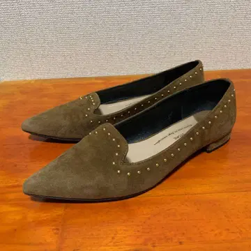 파비오 루스꼬니 카멜 22.5cm 35 플랫슈즈