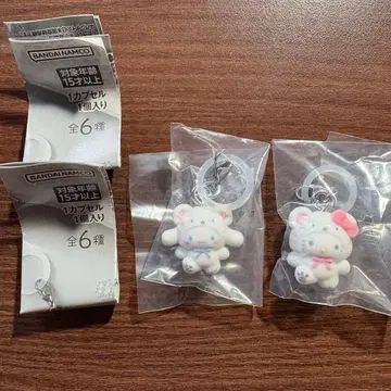 헬로키티 시나몬 메지루시 액세서리 후와후와 스노우