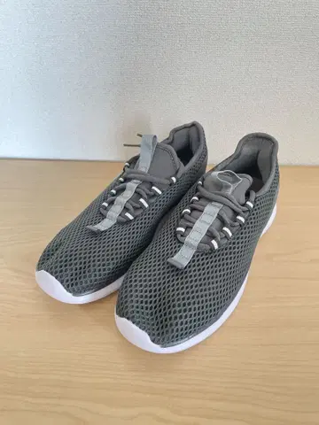 통기성 우수 경량 메쉬 스니커즈 그레이 약 25cm Wotte