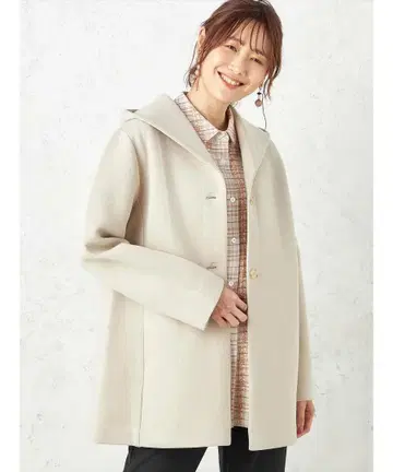 데코이 라이트 후드 코트 베이지