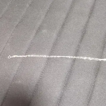 Pt999 스크류 목걸이 40cm 1.5mm 폭 조폐국 검정 마크 포함