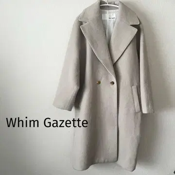 윔 가젯 알파카 모헤어 울 코트
