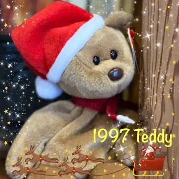 [일본 미입고!] ty 비니 베이비즈 곰 봉제 인형 산타 베어