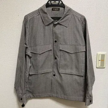 RAG MACHINE 체크 무늬 자켓 M 얇은 소재