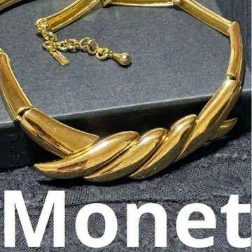 모네 골드 컬러 트위스트 디자인 목걸이 초커 뱅글 초커