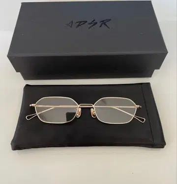 ADSR JASON 골드 아이웨어 브라운 렌즈