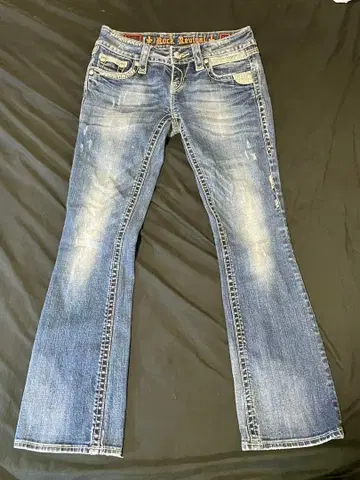 Y2K 헤이세이 락 리바이벌 여성용 청바지 [중고품]