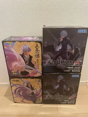 [ 미개봉 새상품 ] 주술회전 고죠 사토루 피규어 묶음 판매 2종 4점