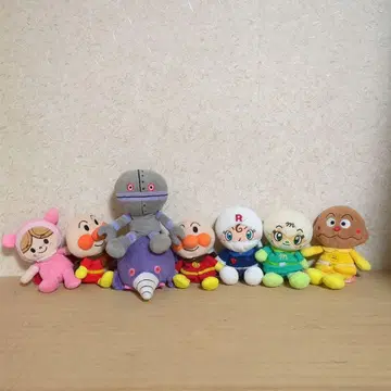 1체 222엔! 호빵맨과 친구들 봉제 인형 8체