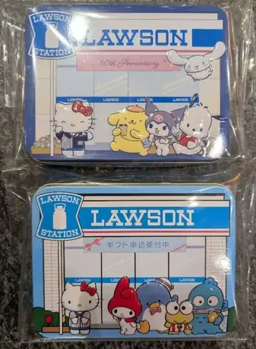 [미개봉 새상품] 로손 산리오 캐릭터즈 콜라보 캔 세트 구점 신점