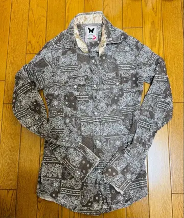 blutenblatt 페이즐리 무늬 패치워크 웨스턴 셔츠 턱 스트랩