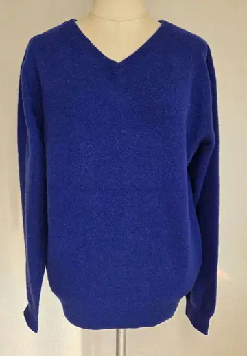 다나카 씨 스웨터 #3 V넥 로얄 블루 S
