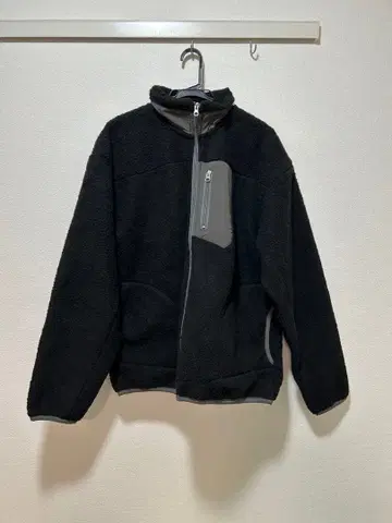 보아 스탠드 지퍼 자켓