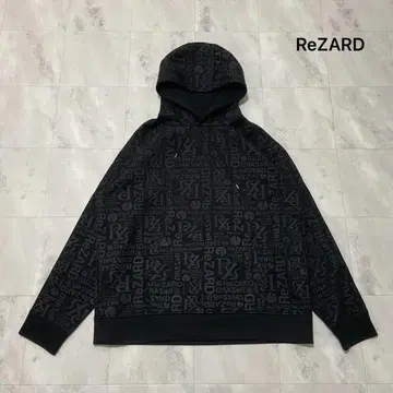 ReZARD 리자드 후드 맨투맨 프린트 로고 히카루 프로듀스