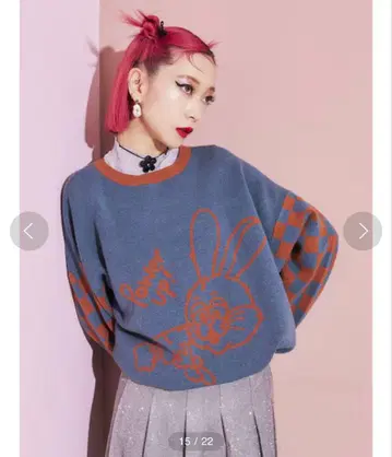 AAKExjouetie 자카드 니트 [ 콜라보 ]