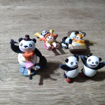 카이요도 팬더코팬더 피규어 5체 세트