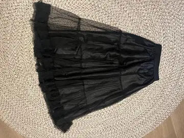 swane 스와네 볼륨 튤 플레어 스커트