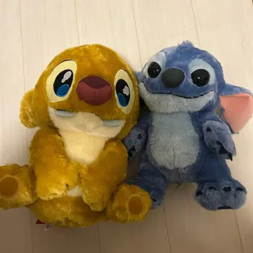 스티치와 루벤 봉제 인형 세트 약 30cm