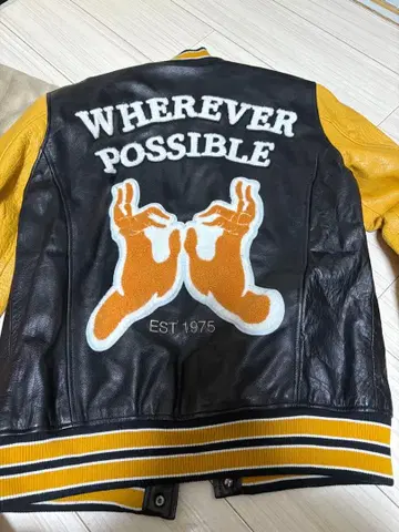 ZARA 가죽 바시티 자켓