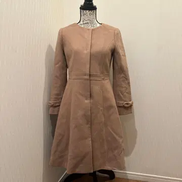 tccca 베이지 A라인 롱 코트