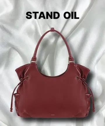 STAND OIL 버건디 숄더백