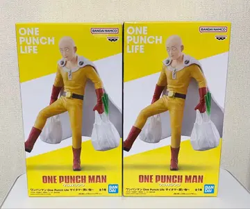 원펀맨 One Punch Life 사이타마 쇼핑 피규어 2개
