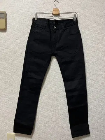 노아이디 리지드 스키니 데님 /2 블랙 스트레치 블랙 슬림