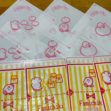 커비 훼미리마트 훼미치킨 봉투 중화만 봉투 각 2장