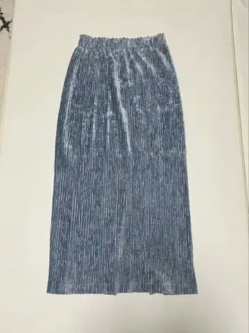 BEAUTY&YOUTH 블루 벨로아 스커트