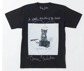 브루스 웨버 고양이 티셔츠 L 사이즈