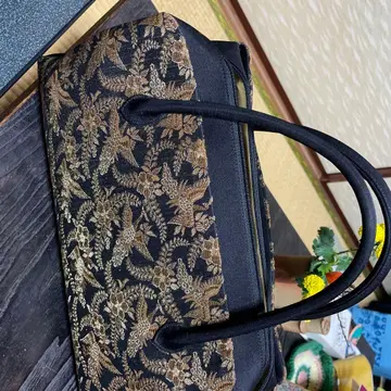 화장백 블랙 골드 직조