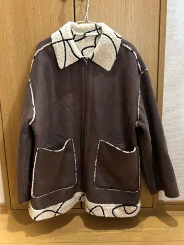 LOWRYSFARM 리버서블 보아 ZIP 블루종 즉시 구매