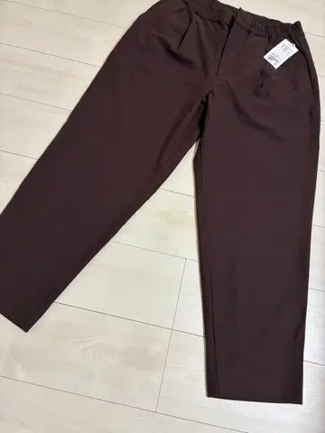 브라운 이지 팬츠 허리밴딩