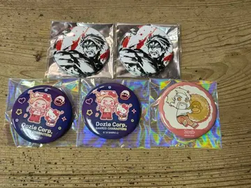 도즐 캔뱃지 6개 세트 + 엽서